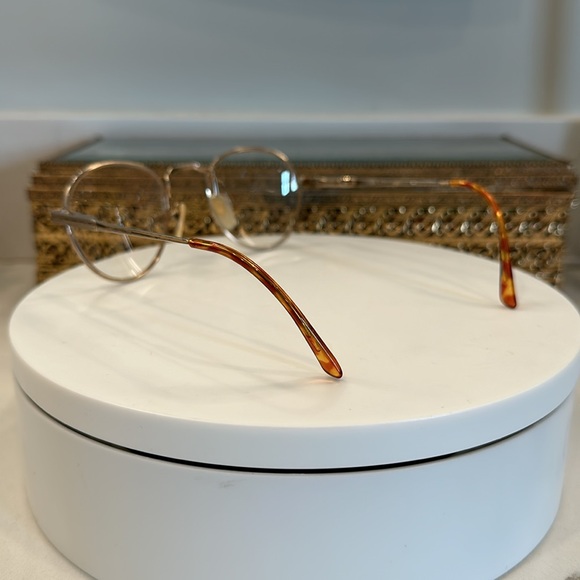 VTG Polo - Gold-Toned Round Rx Eyeglass Frames - EUC, w/ Ralph Lauren Hard-Case - Picture 7 of 17